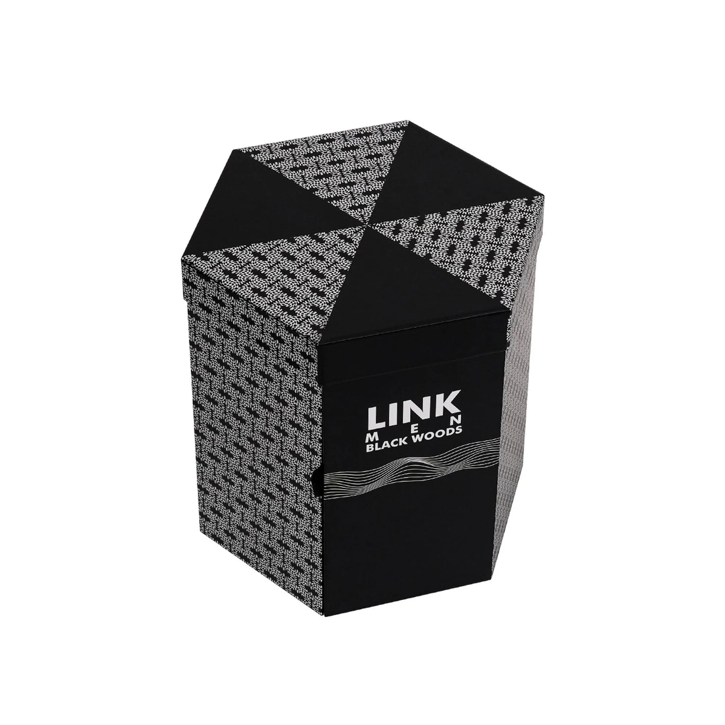 🖤 Deraah Black Link Men's Accessories Gift Set (Perfume, Pen, Rosary, Cufflinks & Watch)