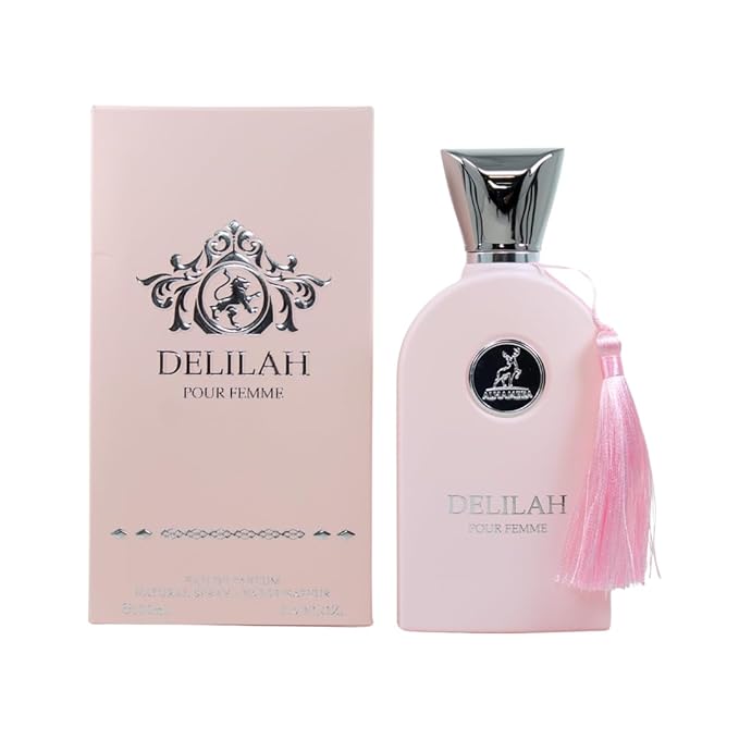 Lattafa Maison Alhambra Delilah Pour Femme Eau de Parfum Spray – 100 ml Floral & Fruity Scent for Women