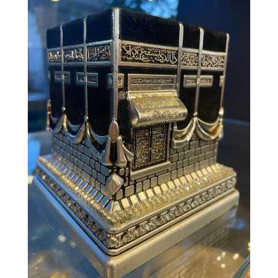 Large Kaaba Home Decor – Black Metal