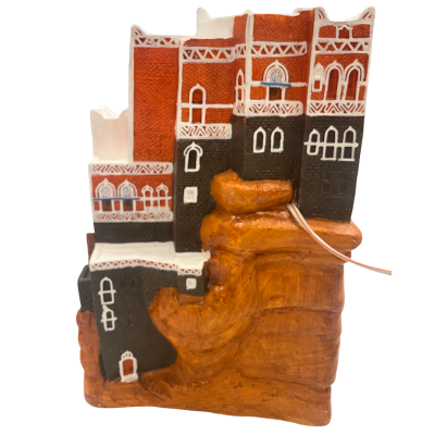 Large Dar Al Hajar Replica with LED Light | مجسم دار الحجر كبير الحجم بإضاءة LED – يعمل بالكابل | Arabic Gift Center