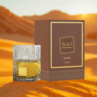 Khamrah Qahwa 100ml Eau de Parfum by Lattafa – Arabian Coffee Inspired Fragrance | خمرة قهوة 100 مل من لطافة | Arabic Gift Center