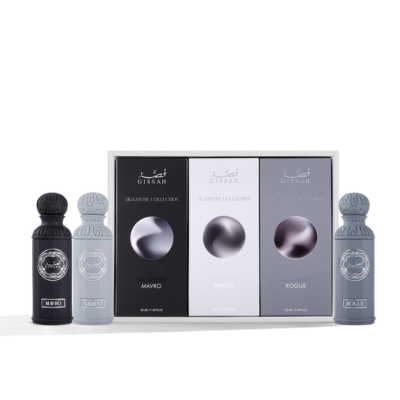 Gissah Graphite Gift Set – Masculine Perfume Collection (3x50ml)