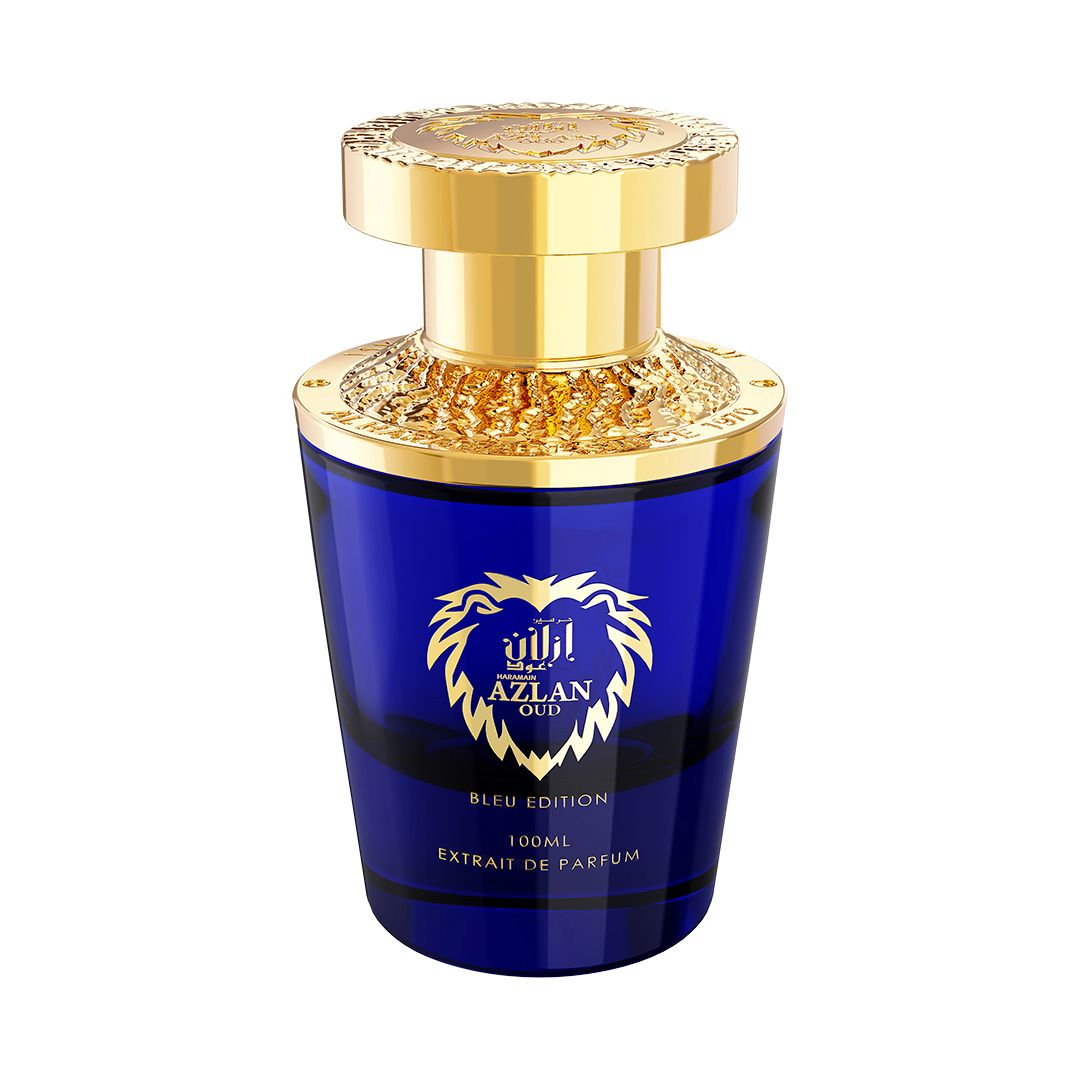 Haramain Azlan Oud Bleu Edition – 100ml Extrait De Parfum | Bold & Luxurious Unisex Fragrance