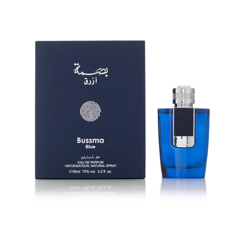 Bussma Blue 95ml – Spicy Cardamom & Oriental Lavender Eau de Parfum | Arabian Oud Signature Scent