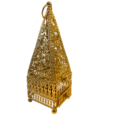 Metal Arabic Bakhoor Burner – Triangle Top Design
