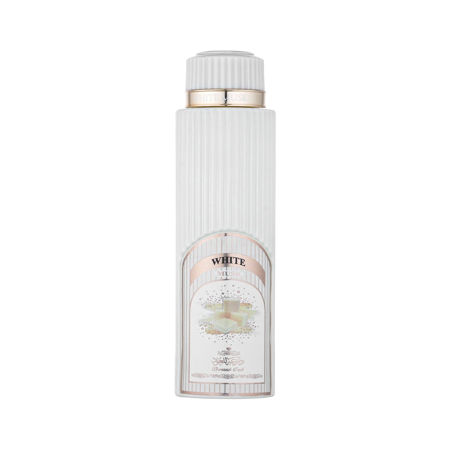 White Musk Body Spray 200ml – Elegant Rose, Violet & Musk Freshener | Deraah Oud