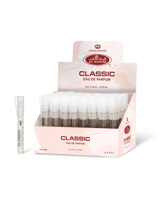 Classic Perfume 8ml – Elegant Floral Women’s Fragrance | Al Rehab Travel Spray