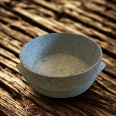 Yemeni Traditional Stone Pan – Medium مقلى حجر for Authentic Cooking
