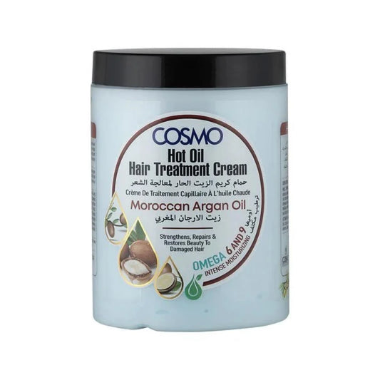 Cosmo Moroccan Argan Oil Bath Cream 1000ml | Deep Nourishing Hair Treatment