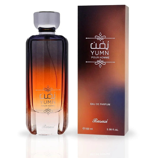 Yumn Pour Homme by Rasasi - 100ML EDP | Warm, Spicy & Fresh Masculine Fragrance