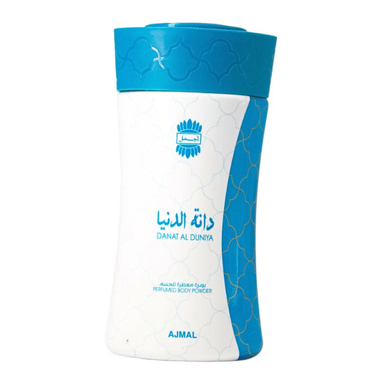 Ajmal Danat Al Duniya Perfumed Body Powder – 100g | Oriental Luxury Scent