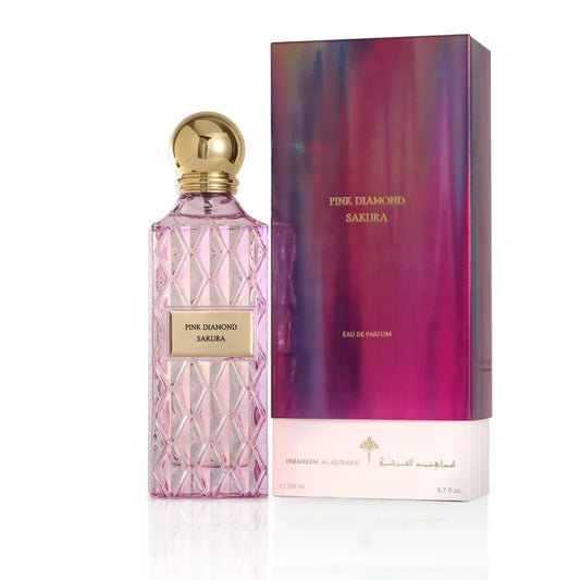 Pink Diamond by Ibrahim Al-Qurashi – 200ml EDP | Elegant Floral Musk Perfume for Women & Men
