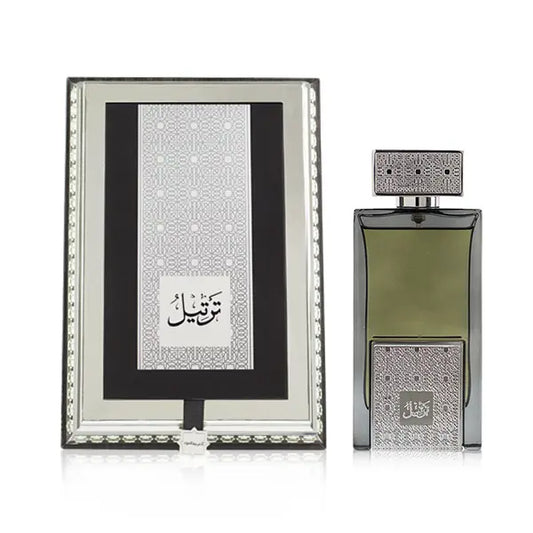 Tarteel Silver Eau de Parfum – 75ml | Award-Winning Ambery Gourmand Fragrance | Arabian Oud