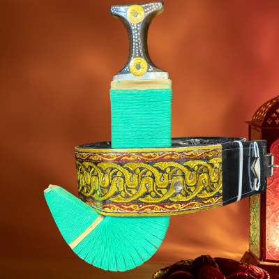Premium Yemeni Jambiya – Traditional Arabic Dagger for Boys