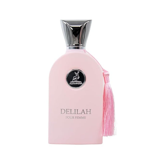 Lattafa Maison Alhambra Delilah Pour Femme Eau de Parfum Spray – 100 ml Floral & Fruity Scent for Women