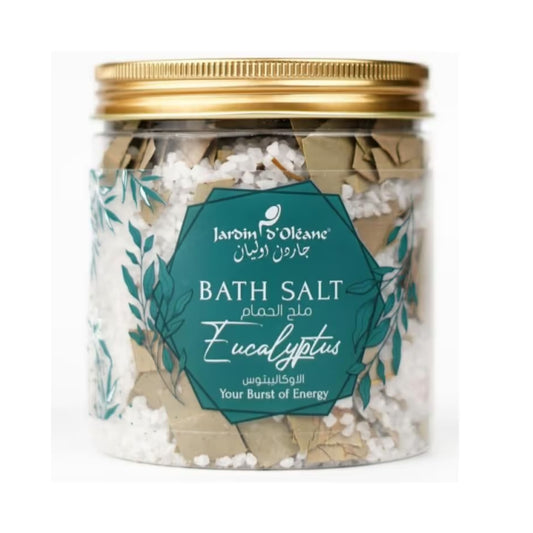Jardenia Olian Eucalyptus Bath Salt – 500g | Revitalizing Spa Soak for Muscle Relief & Deep Cleansing