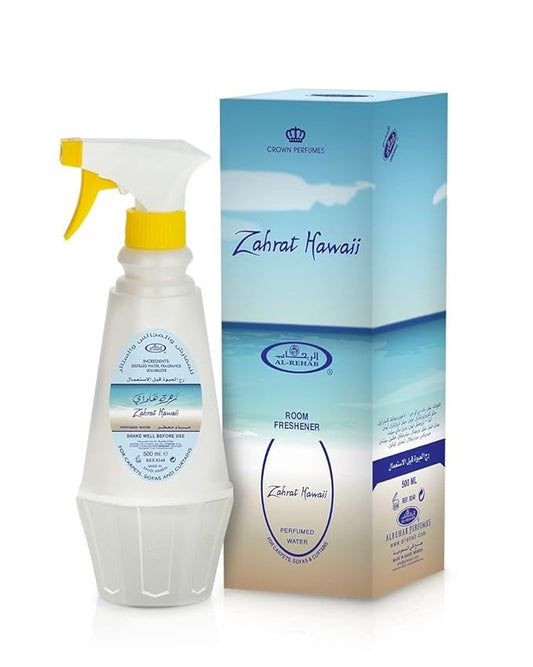 🌺 Zahrat Hawaii Room Freshener Spray – 500ml (16.9 Fl Oz)