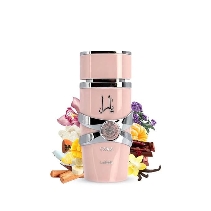 Yara Eau De Parfum Natural Spray 100 ml – Lattafa Unisex Woody Floral Perfume