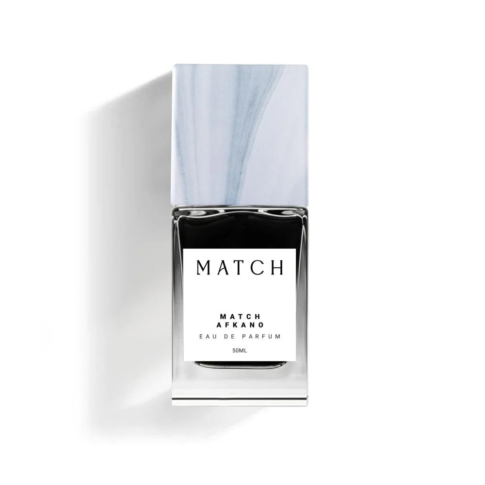 MATCH AFKANO - Unisex Woody Amber Perfume with Spicy & Raspberry Accents