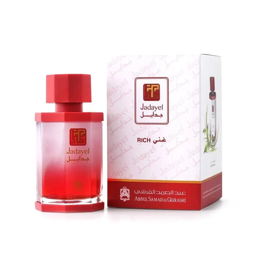 Rich Jadayel Oil for Hair Lengthening – Abdul Samad Al Qurashi – 1 Bottle (4.631 OMR)