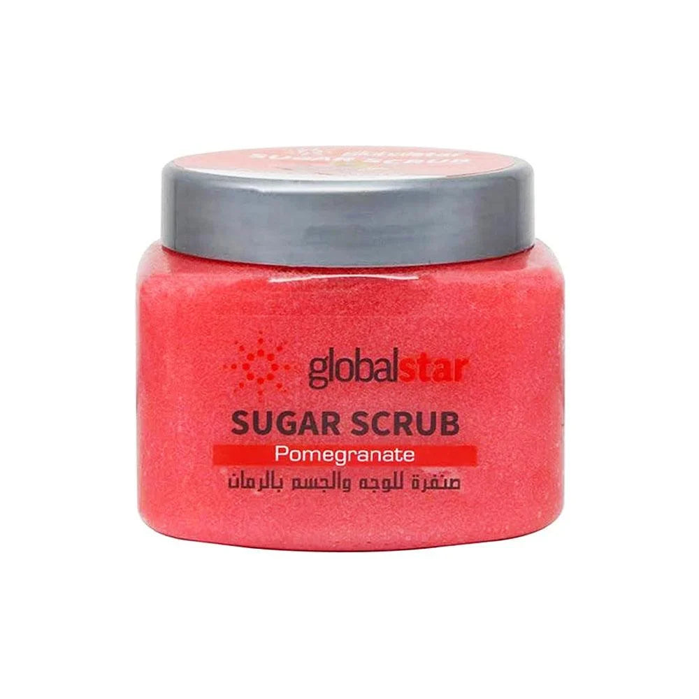 Globalstar Pomegranate Sugar Face Scrub – 600g | Deep Exfoliation & Glow Boost