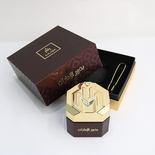 Musk Bakhoor Al Emarat – Premium Watered Mabthout Incense (40g)