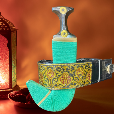 Classic Yemeni Men’s Jambiya – Traditional Arabic Dagger