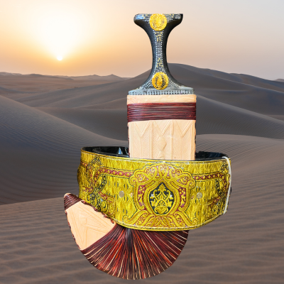 Luxury Men’s Yemeni Jambiya – Premium Traditional Arabic Dagger