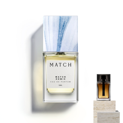 Match Homie Perfume 75ml – Elegant Woody Iris Fragrance for Men | عطر ماتش هومي الرجالي 75 مل – لمسة خشبية فاخرة