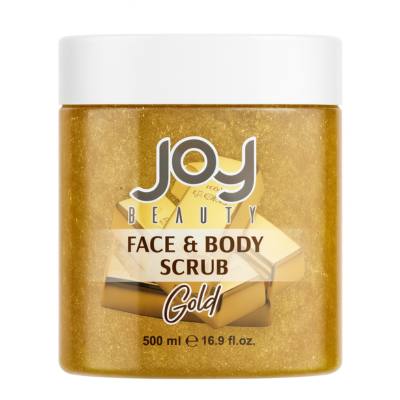 Joy Beauty Gold Face & Body Scrub 500ml | مقشر جولد للوجه والجسم