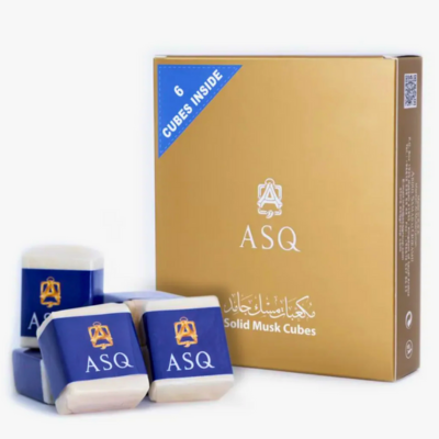 Solid White Musk Cube (6 Pieces) by Abdul Samad Al Qurashi | Arabic Gift Center