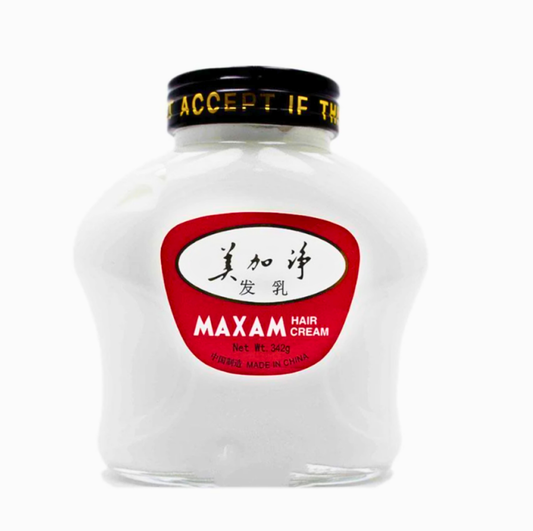 Maxam Hair Styling Cream 342g – Strong Hold & Herbal Nourishing Shine | كريم تصفيف الشعر ماكسام 342 جم | Arabic Gift Center