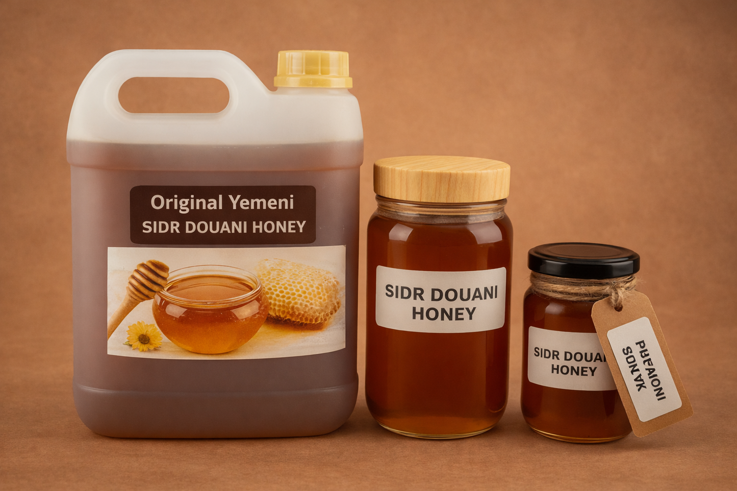 Original Yemeni Sidr Douani Honey – عسل سدر دوعني أصلي (3 Sizes) | Arabic Gift Center
