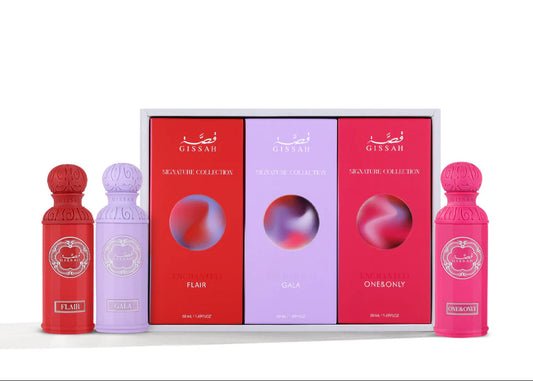 Enchanted Set 3x50ml – Gissah Unisex Perfumes Collection