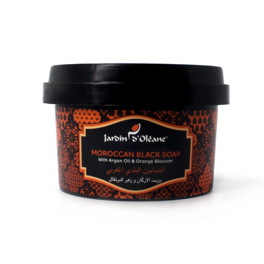 Jardin d'Oleane Moroccan Black Soap with Argan Oil – 250g