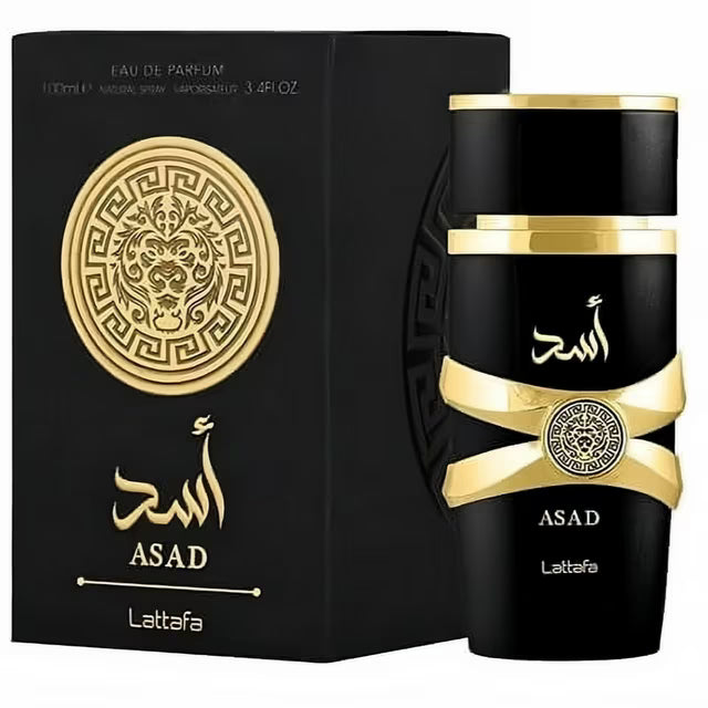 Lattafa Asad Eau de Parfum Spray 100ml – Long-Lasting Unisex Oud & Musk Fragrance