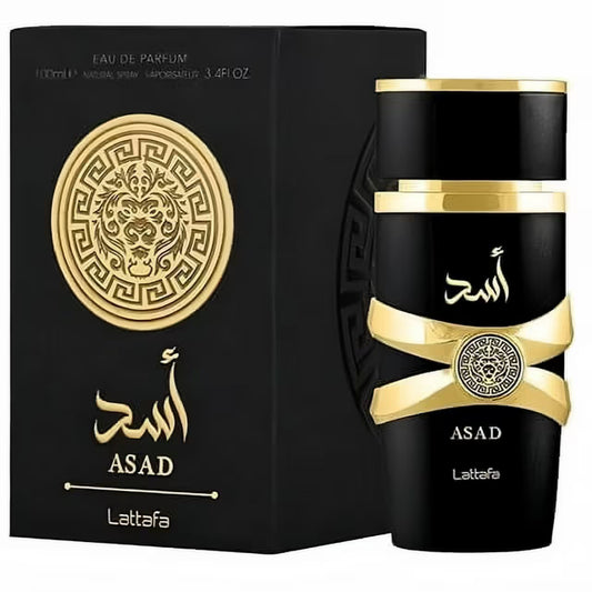Lattafa Asad Eau de Parfum Spray 100ml – Long-Lasting Unisex Oud & Musk Fragrance