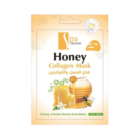 Spa System Honey Collagen Facial Mask – 28ml | Nourishing & Hydrating Sheet Mask