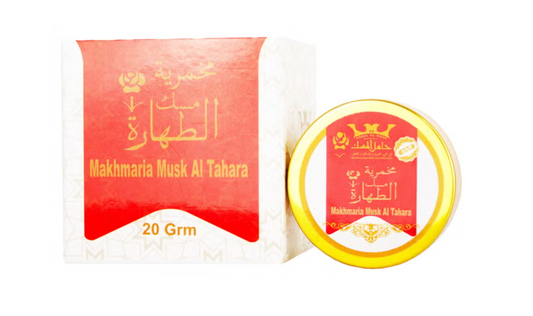 Makhmaria Musk Al Tahara Red – 20g | Rich & Exotic Musk Cream by Hamil Al Musk