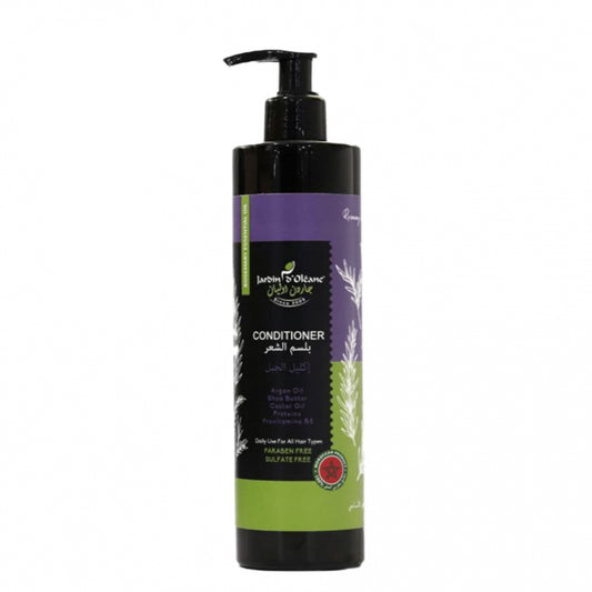 Hair Conditioner with Rosemary Essential Oil – Garden Olean 380ml, Paraben & Sulfate Free