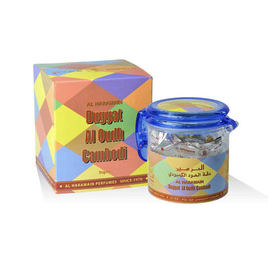 Al Haramain Haramain Duggat Al Oudh Cambodi Bukhoor – Premium Incense (50g)