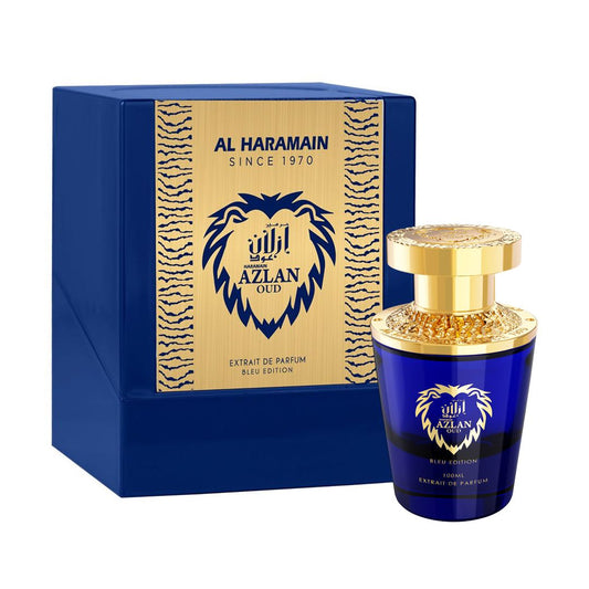 Haramain Azlan Oud Bleu Edition – 100ml Extrait De Parfum | Bold & Luxurious Unisex Fragrance