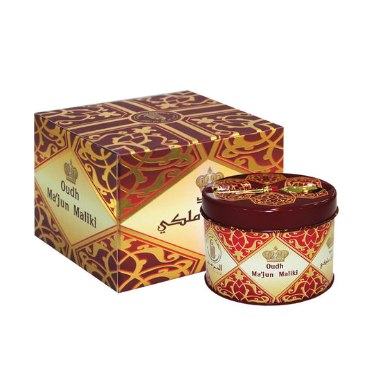Haramain Oudh Ma’jun Maliki – Premium Bukhoor Incense (100g)