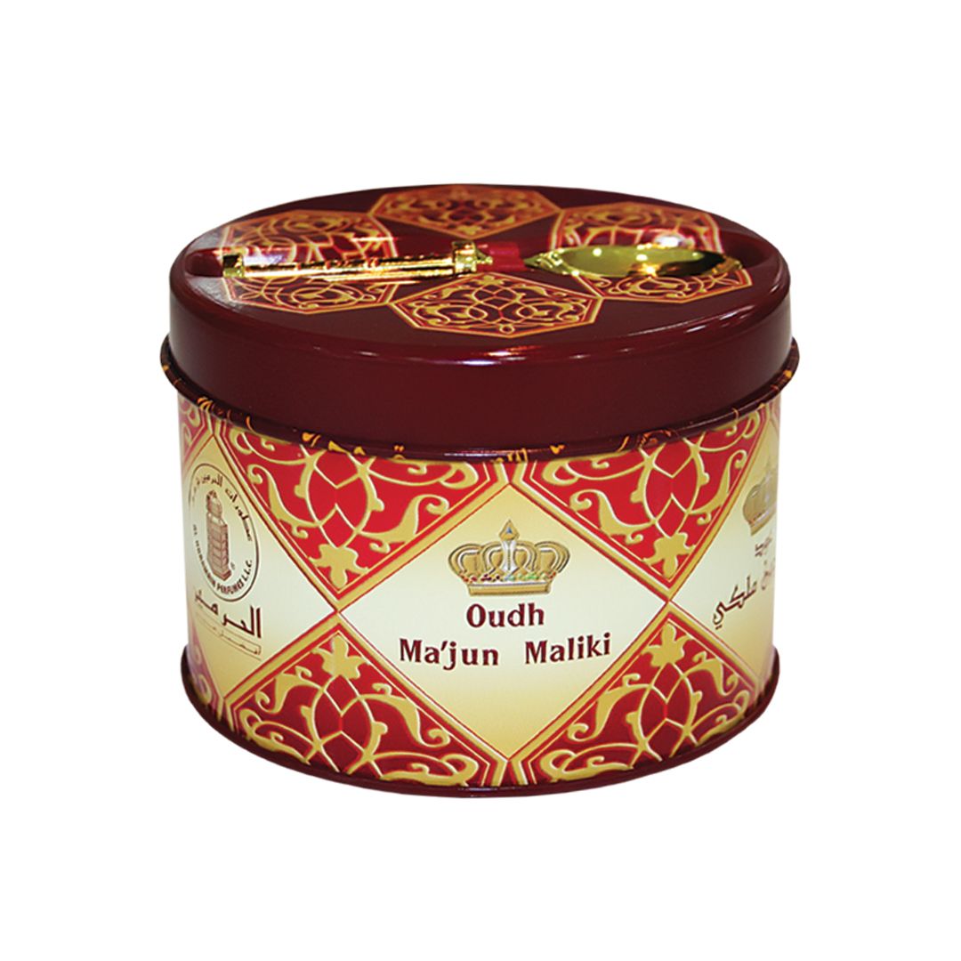 Haramain Oudh Ma’jun Maliki – Premium Bukhoor Incense (100g)