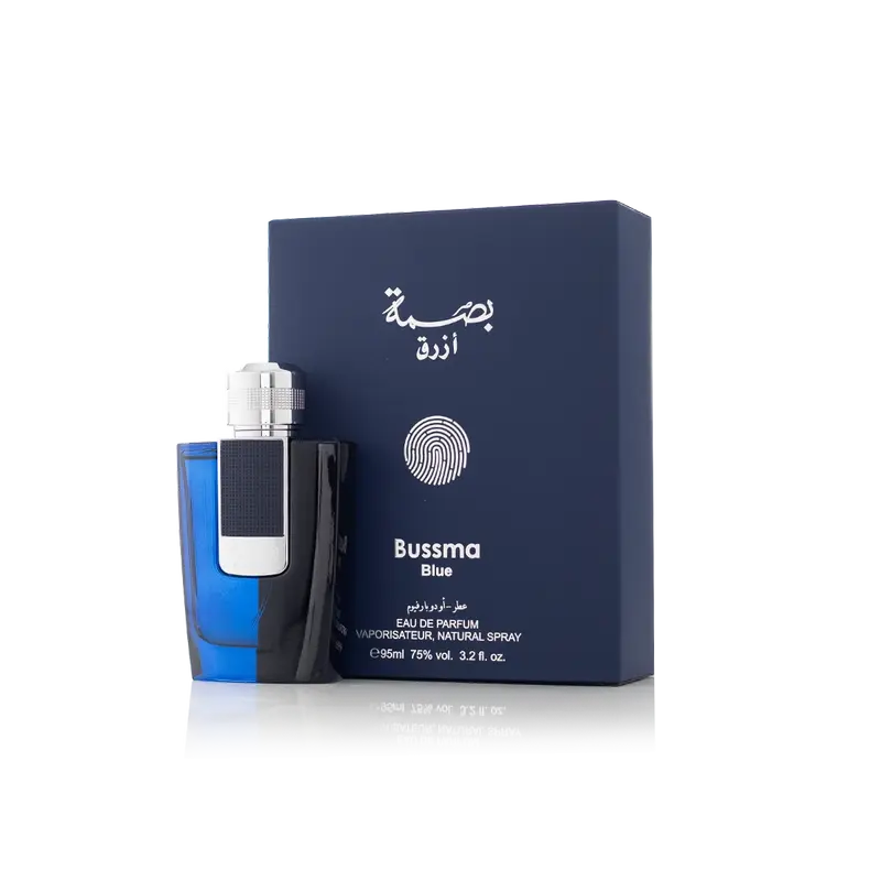 Bussma Blue 95ml – Spicy Cardamom & Oriental Lavender Eau de Parfum | Arabian Oud Signature Scent