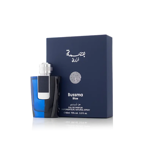 Bussma Blue 95ml – Spicy Cardamom & Oriental Lavender Eau de Parfum | Arabian Oud Signature Scent
