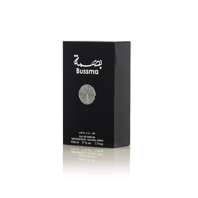 Bussma 50ml – Woody Ambery Perfume with Pineapple & Jasmine | Arabian Oud Travel Scent