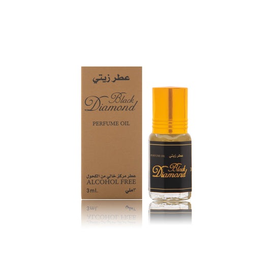Black Diamond Perfume Oil 3 ml – Exotic Arabian Oud Oil | Banafa for Oud Bahrain