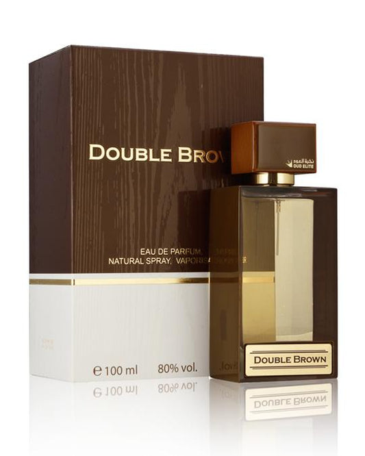 Double Brown Eau de Parfum – 100 ml | Oud Elite | Vanilla, Musk & Oud Fragrance