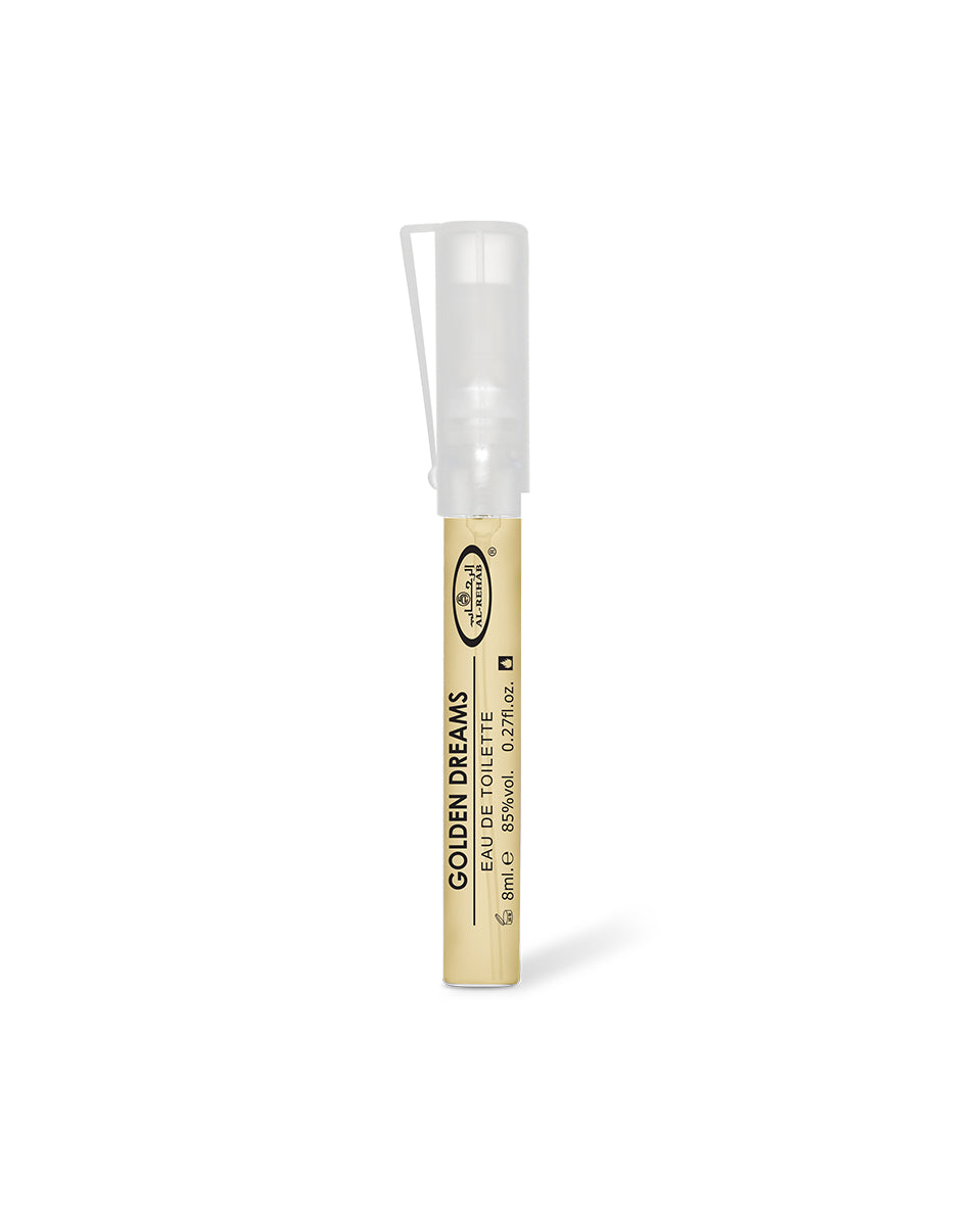 Golden Dreams Perfume 8ml – Floral Elegance for Women | Al Rehab
